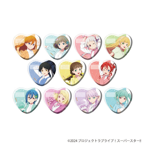 『ラブライブ!スーパースター!!』ハート型缶バッジ05/バルーンブーケver. BOX(全11種)(描き下ろしイラスト)
